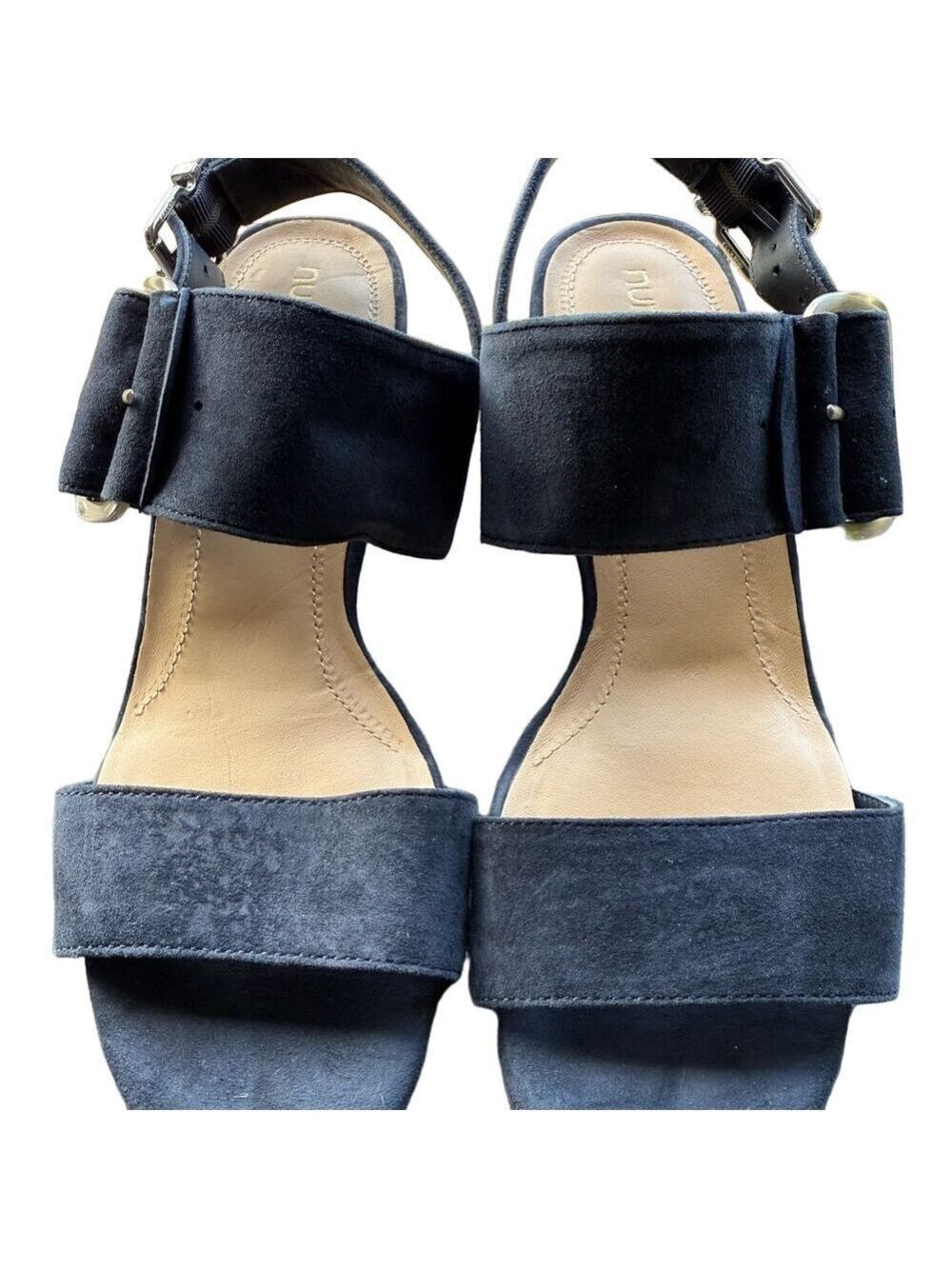 Nurture Caera Elegant Oxford Blue Sandals Size 7M
